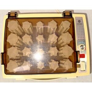 Vintage GE Hairsetter Model B1HCD-4 Hot Rollers Curling Set USA TESTED